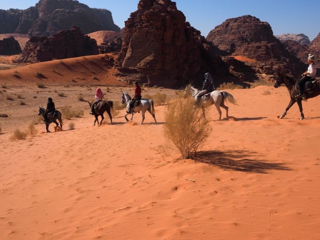 randonnee cheval jordanie