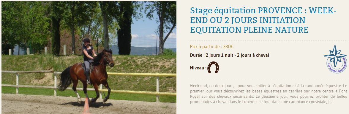 randonnee 2 jours cheval