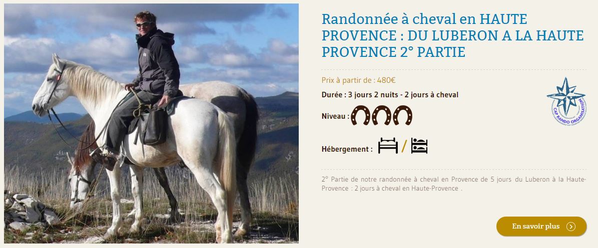 randonnee cheval 2 jours