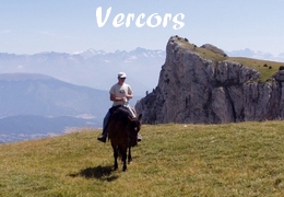 randonnee a cheval vercors