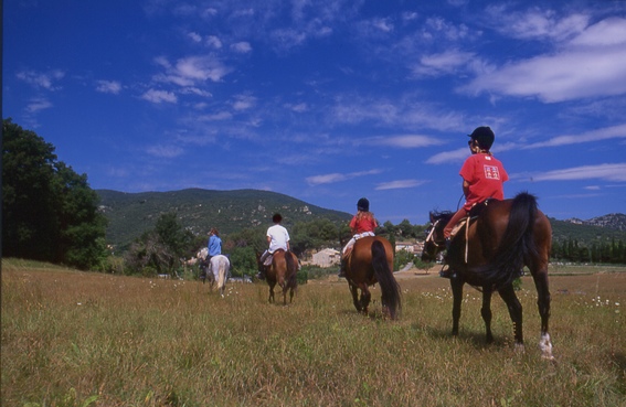 randonnee a cheval provence