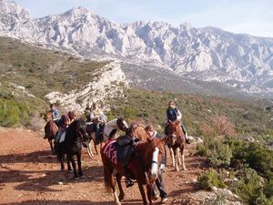 Cap rando - G�tes randonn�es voyage �questre et p�destre - Lauris 84 Vaucluse