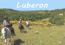 Randonnée à cheval Provence Luberon