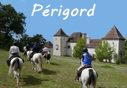 Rando à cheval en France dans le Périgord