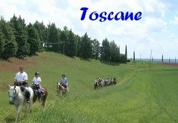 randonnee a cheval en Italie en Toscane