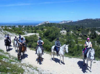 randonnee cheval Provence