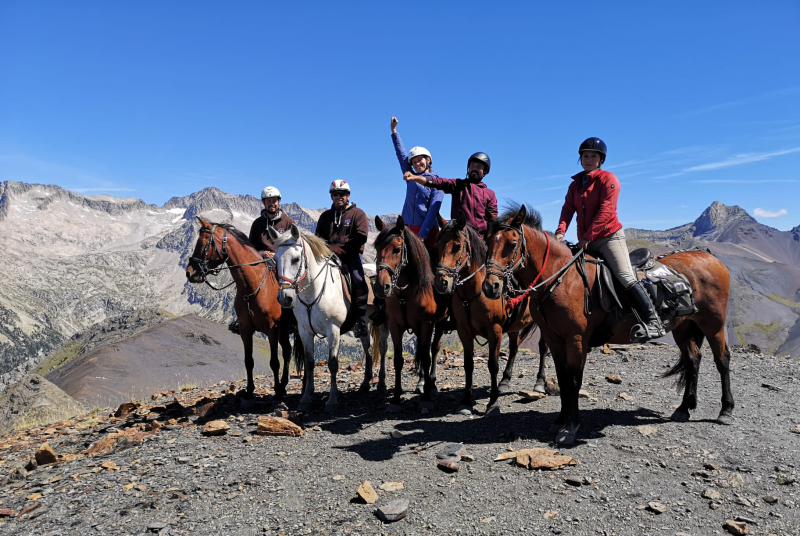 voyage à cheval Pyrenees espagnoles