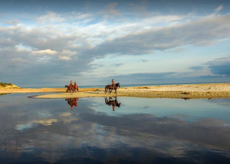 Image Le Désert des Agriates en Corse à cheval