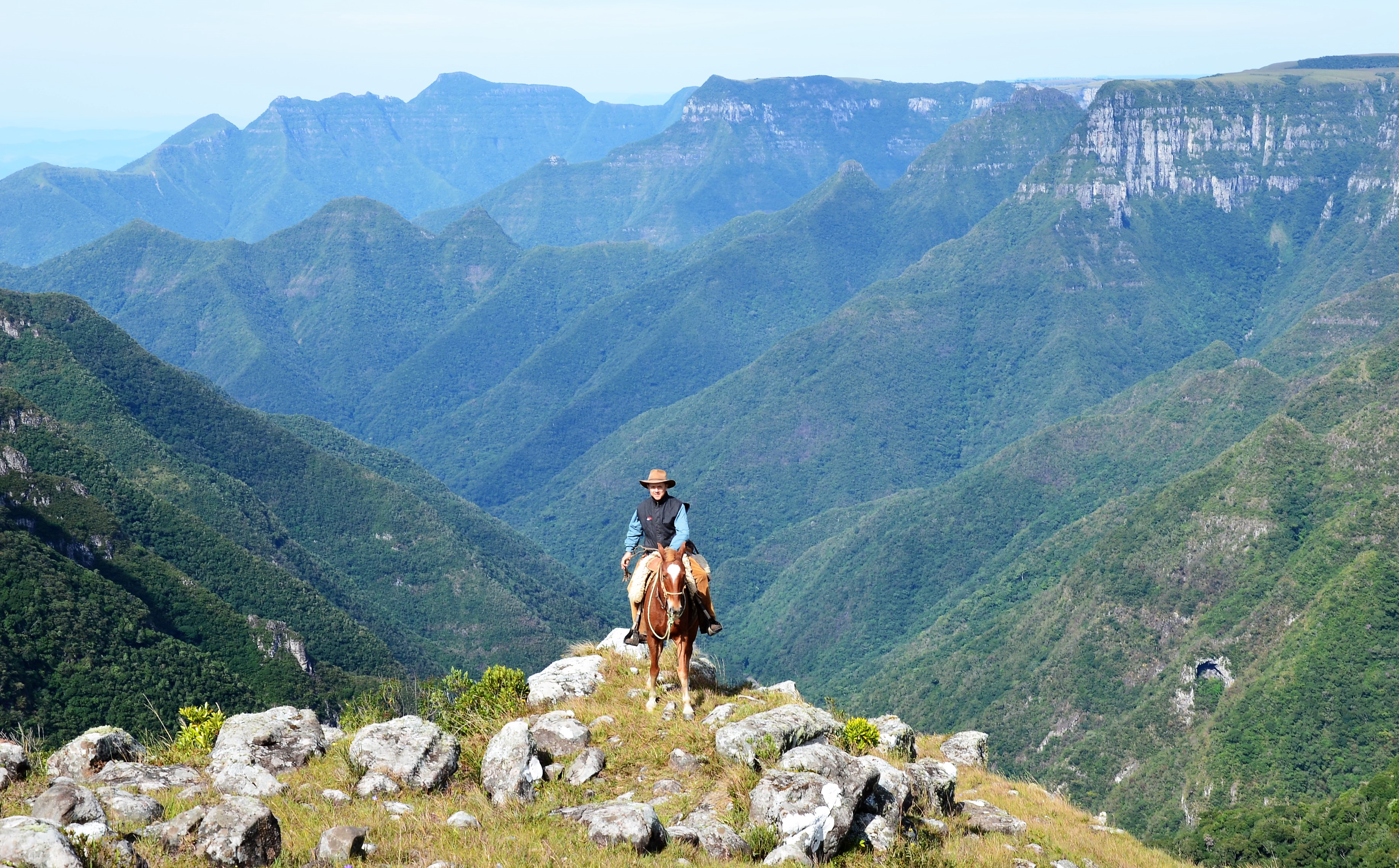 Image Brésil : Canyons et cascades au pays des gauchos à cheval