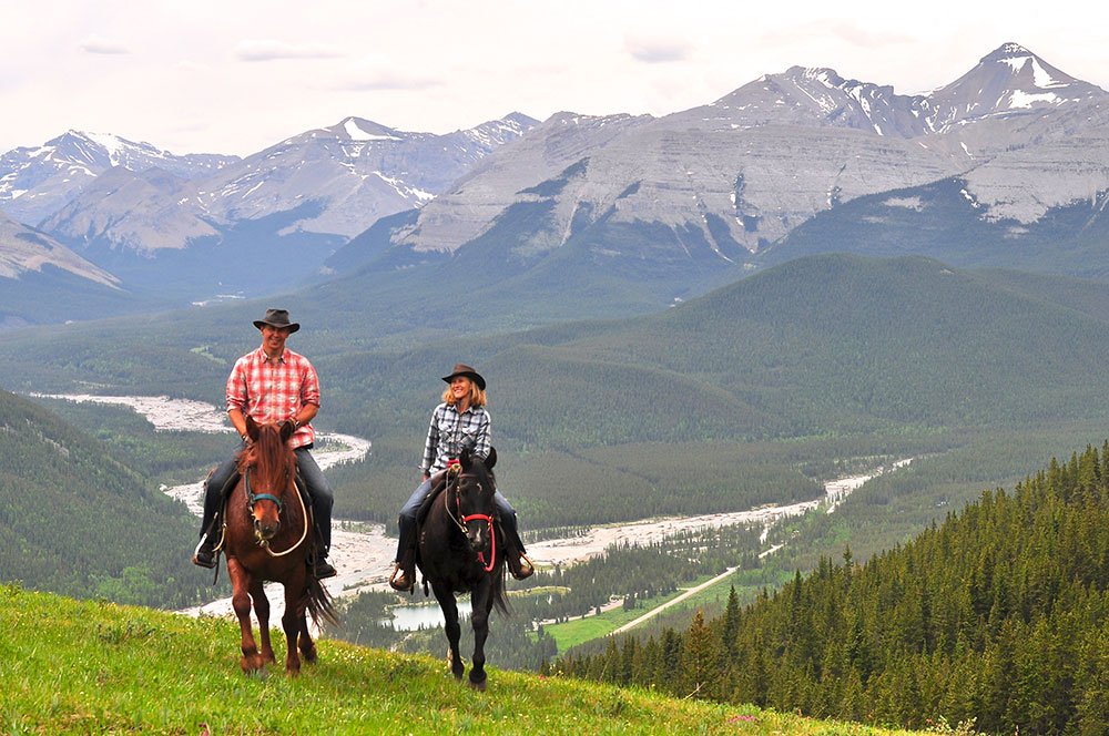 semaine à cheval au Canada