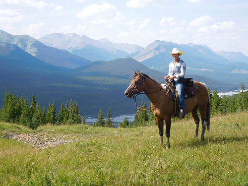 Image Canada : Randonnée à cheval en bivouacs en Alberta