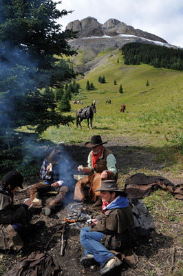 Image Canada : Randonnée à cheval en bivouacs en Alberta