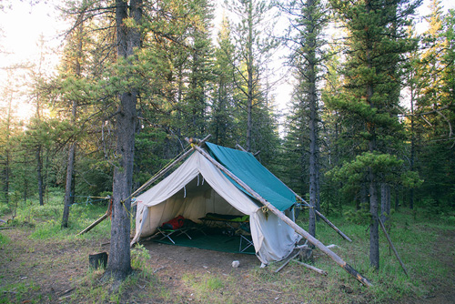Image Canada : Randonnée à cheval en bivouacs en Alberta