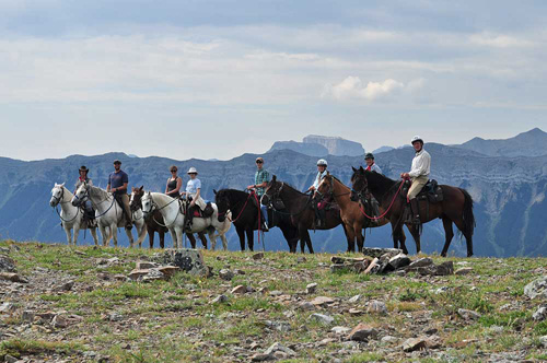 Image Canada : Randonnée à cheval en bivouacs en Alberta