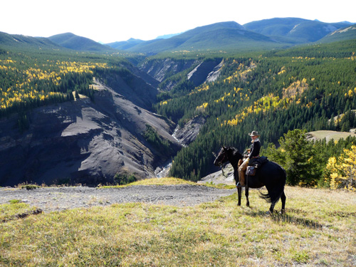 Image Canada : Randonnée à cheval en bivouacs en Alberta