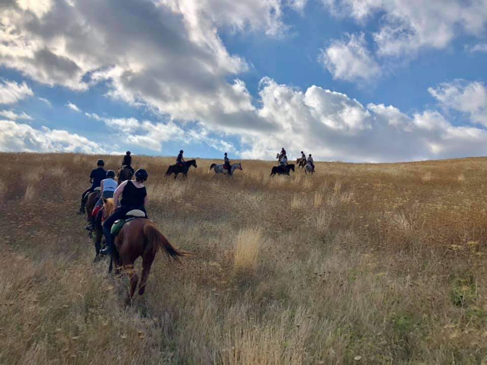 Image Sicile : La traversée de la Sicile à cheval