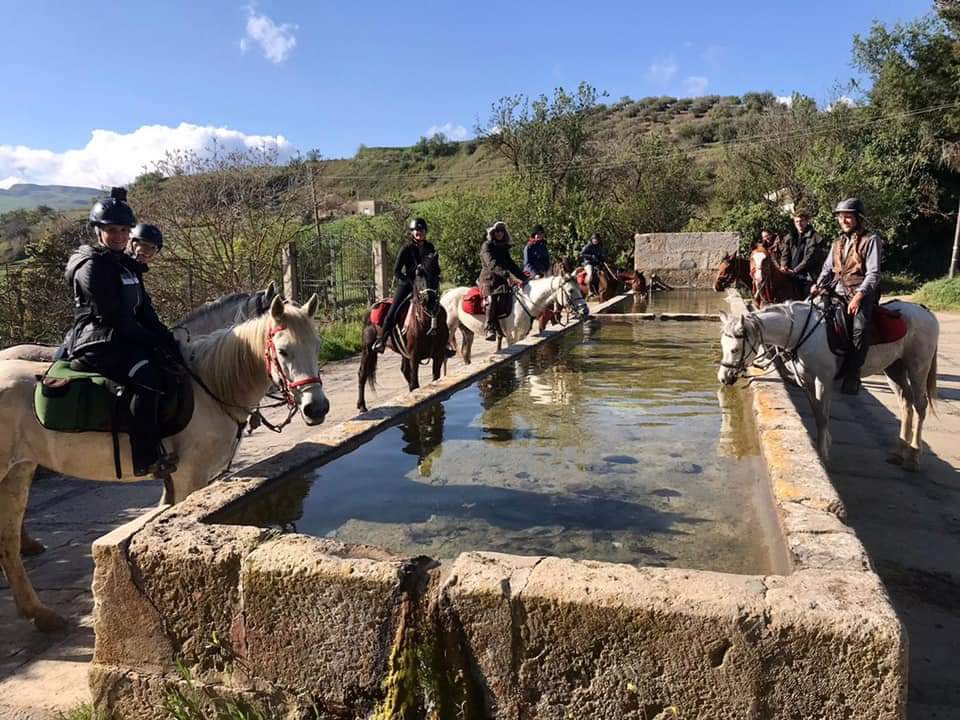 Image Sicile : La traversée de la Sicile à cheval