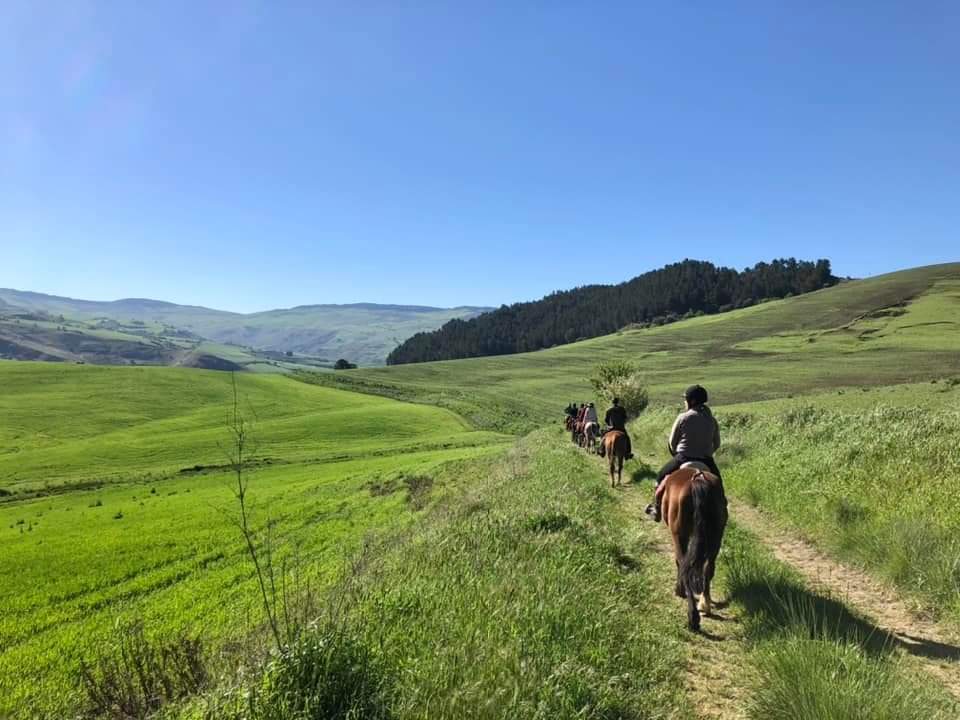 Image Sicile : La traversée de la Sicile à cheval