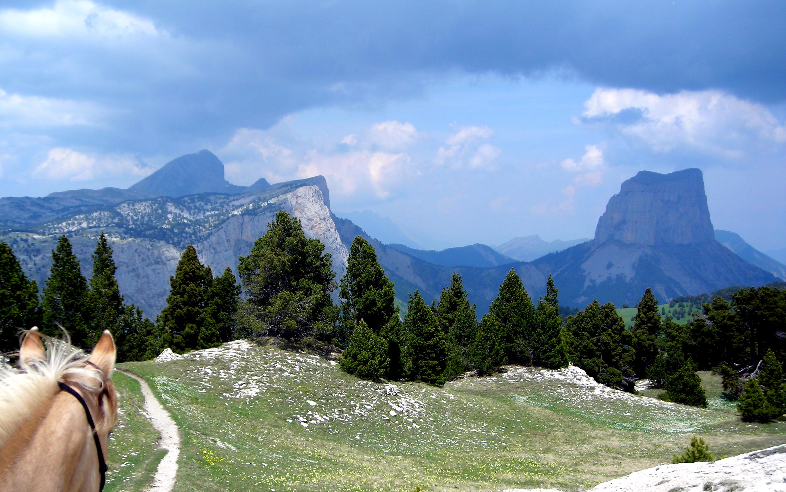 Image Alpages et hauts plateaux du Vercors à cheval