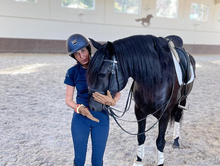 Image Stage de dressage et d'équitation Portugaise en quinta de grand confort + Randonnée à cheval au Port