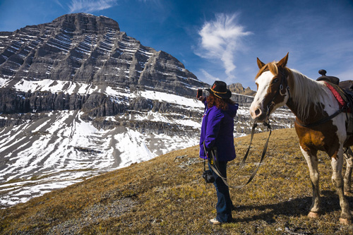Image Canada : Randonnée à cheval dans le Parc de Banff