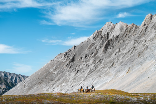 Image Canada : Randonnée à cheval dans le Parc de Banff
