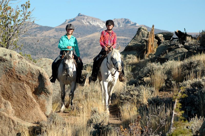 Image Usa : Séjour en ranch et randonnées à cheval dans le Wyoming