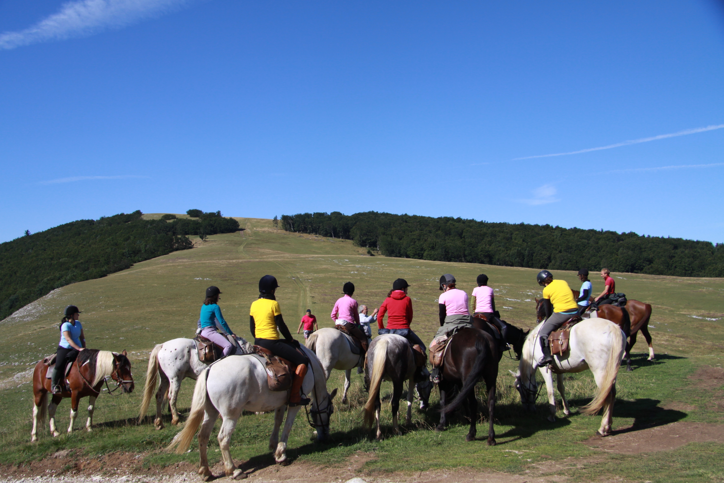 Image Rando à cheval dans le Vercors pour ados de 13 à 17 ans