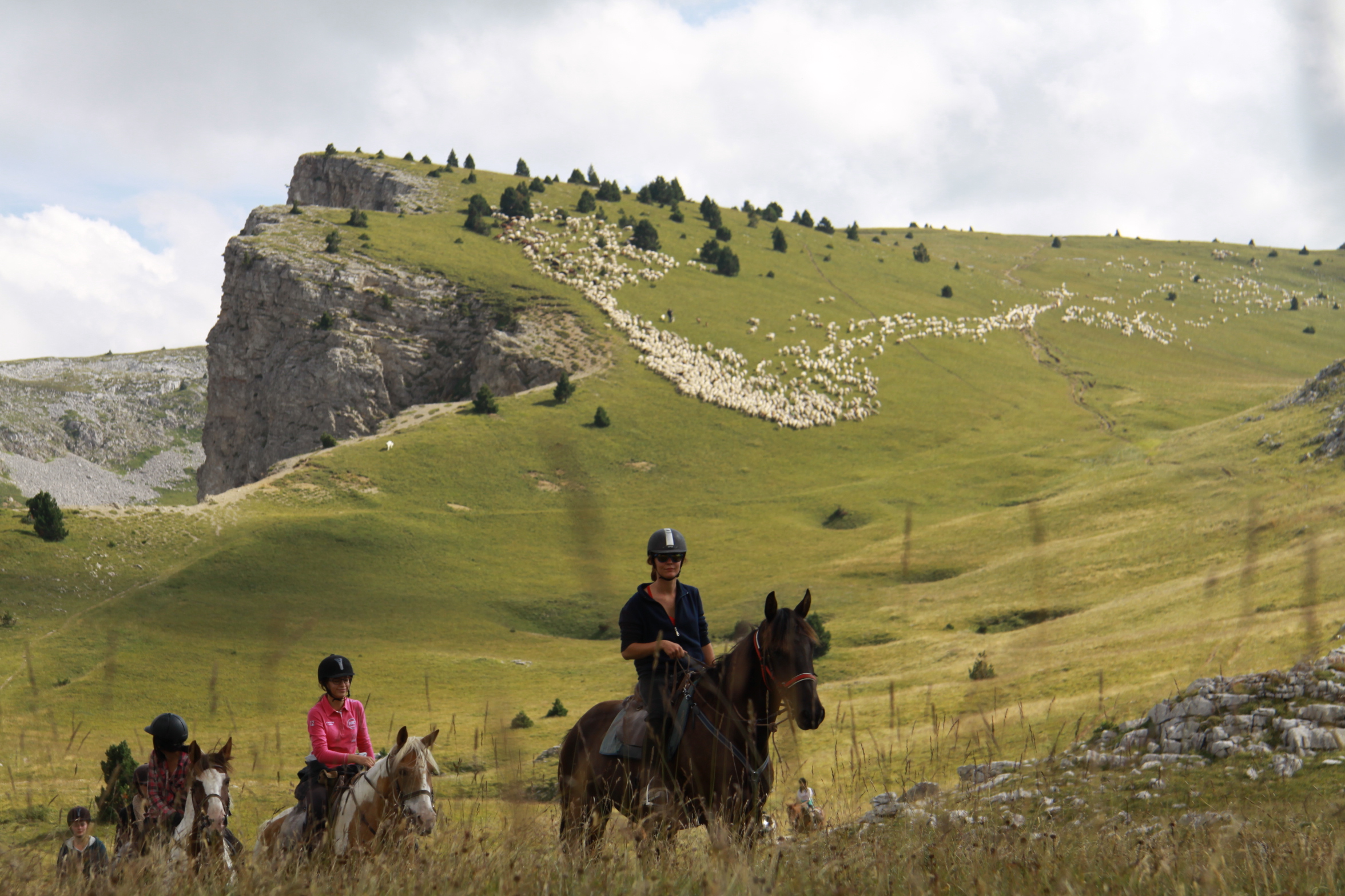 Image Rando à cheval dans le Vercors pour ados de 13 à 17 ans