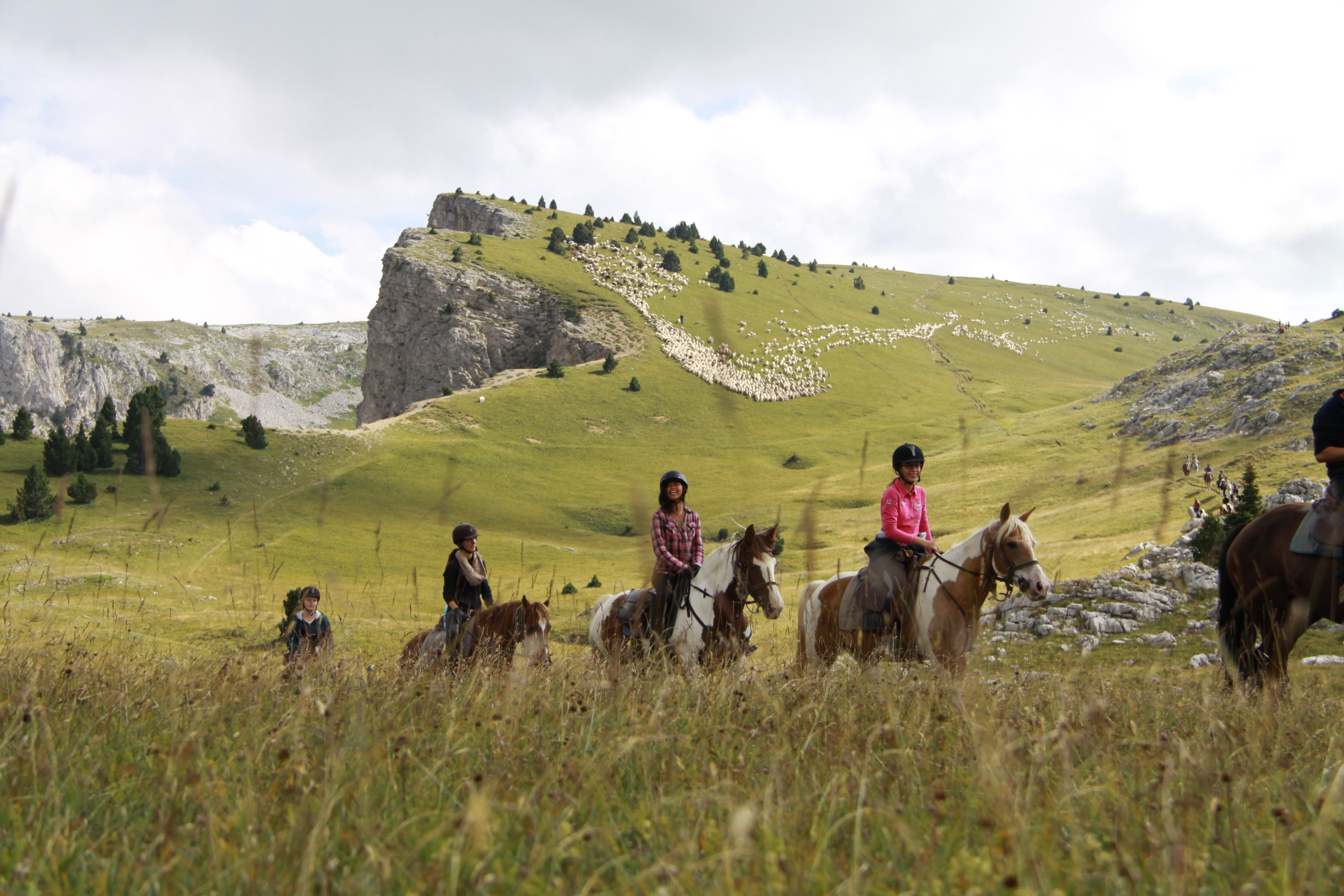 Image Rando à cheval dans le Vercors pour ados de 13 à 17 ans