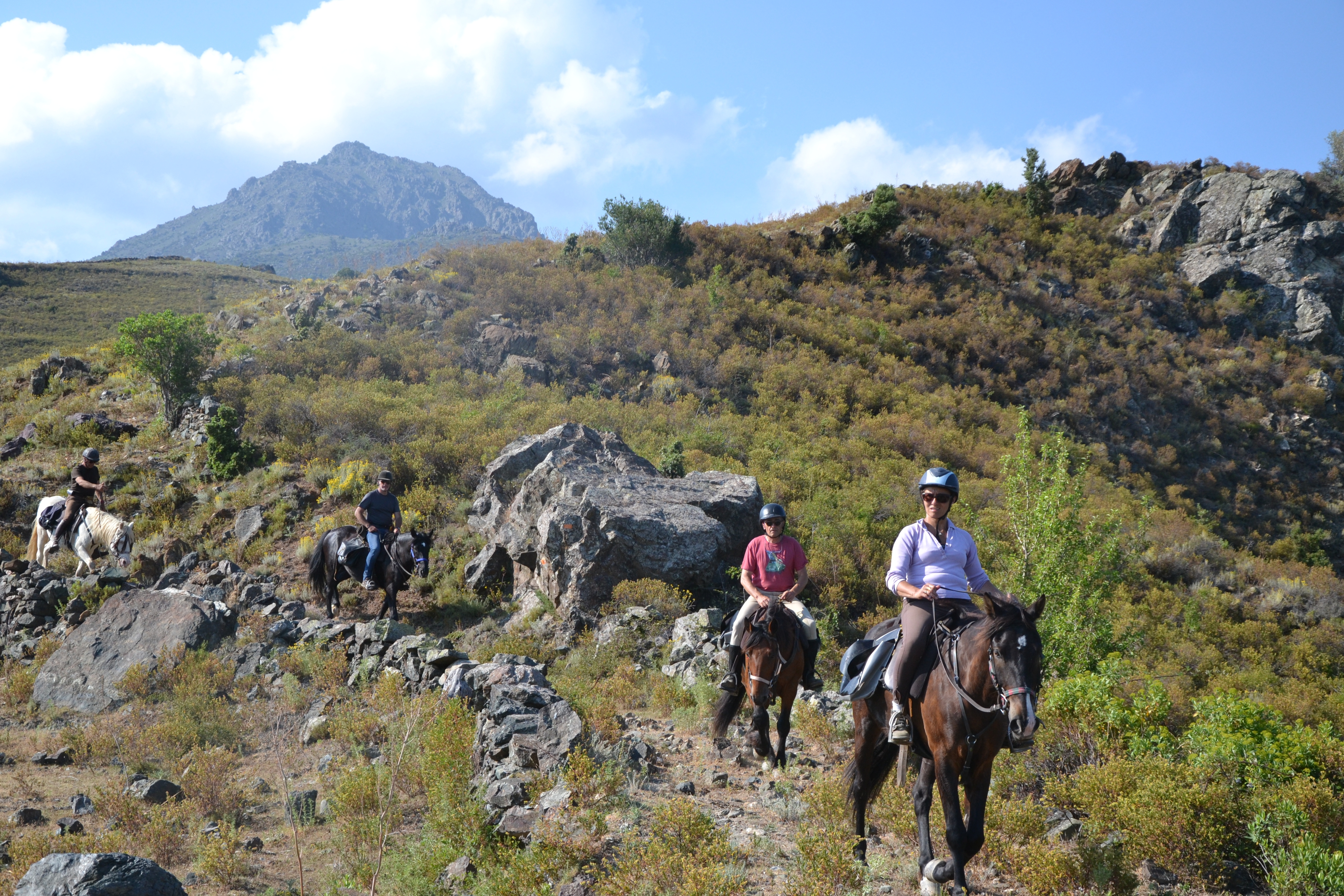 Image Mer et Montagne Corse à cheval