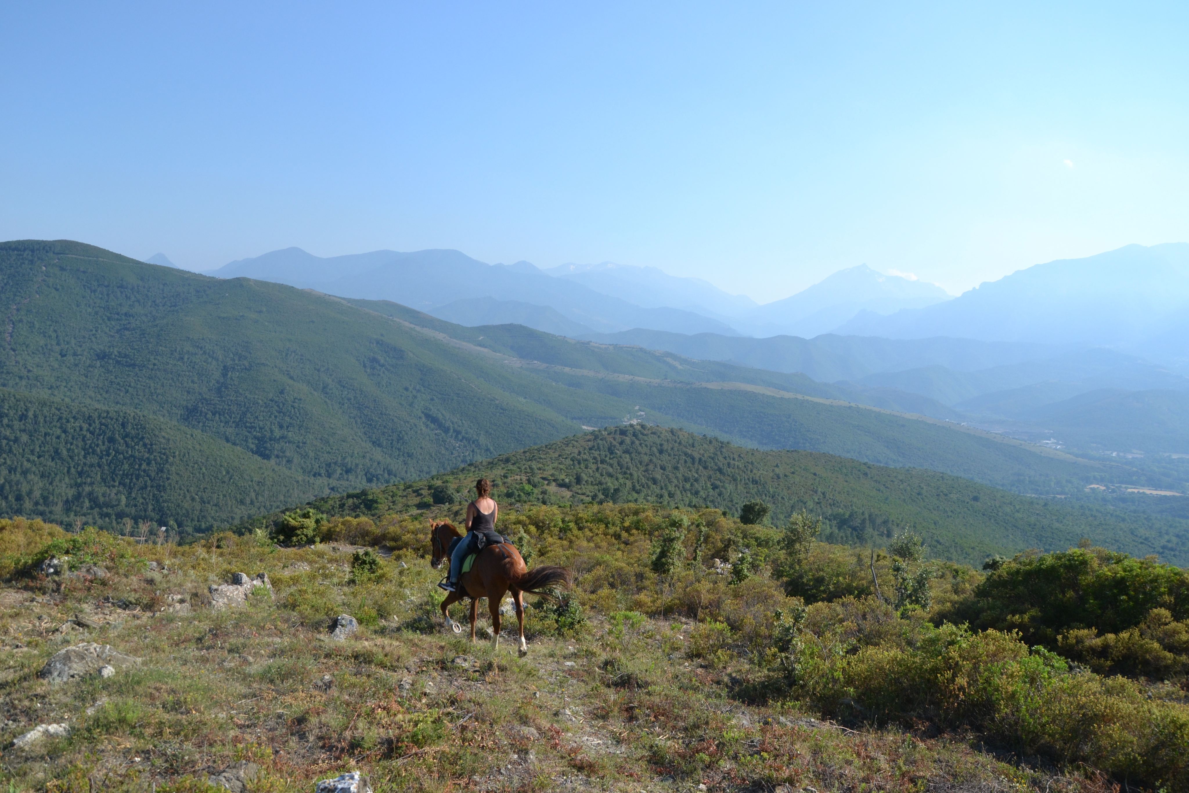 Image Mer et Montagne Corse à cheval