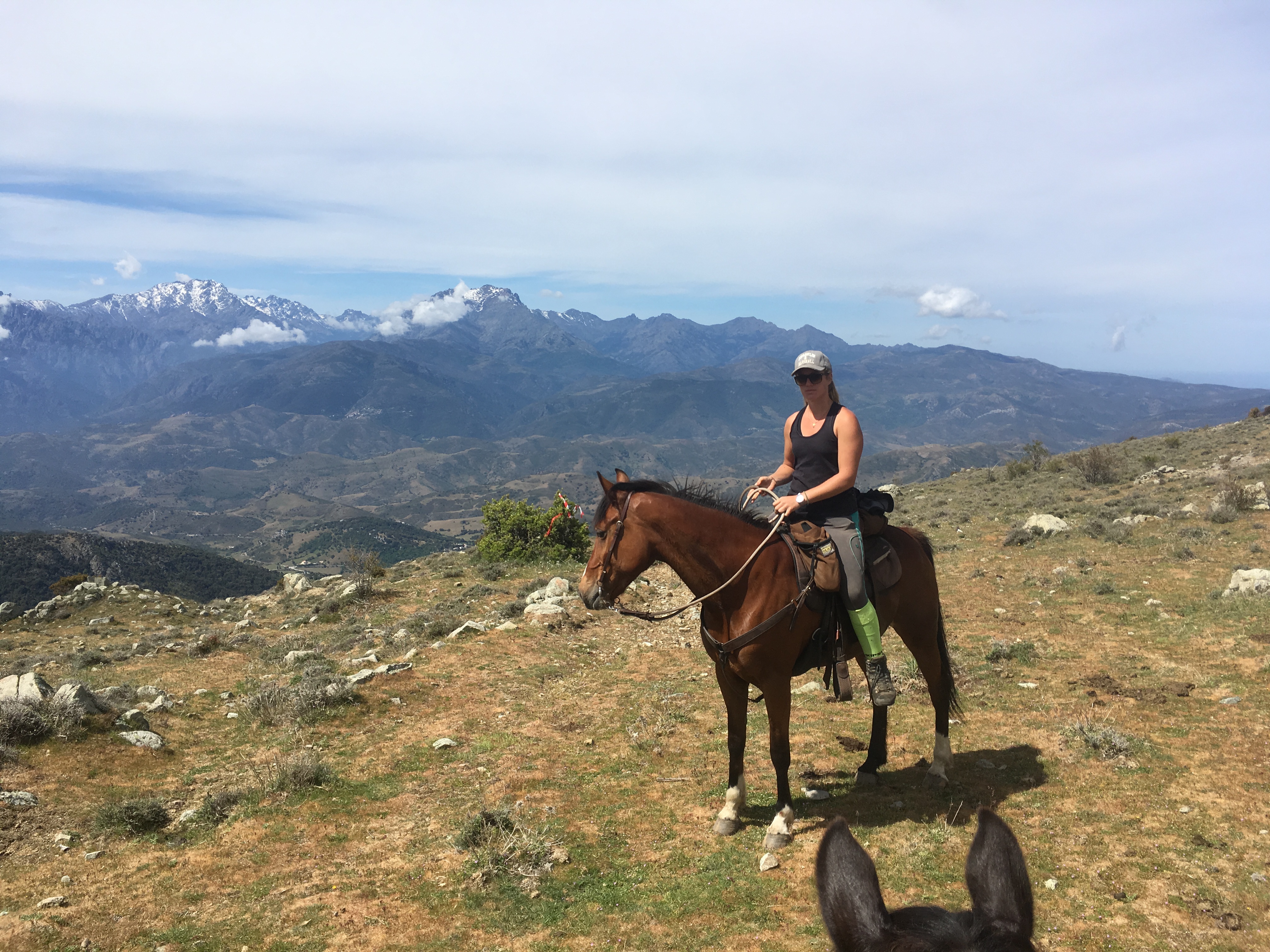 Image Mer et Montagne Corse à cheval