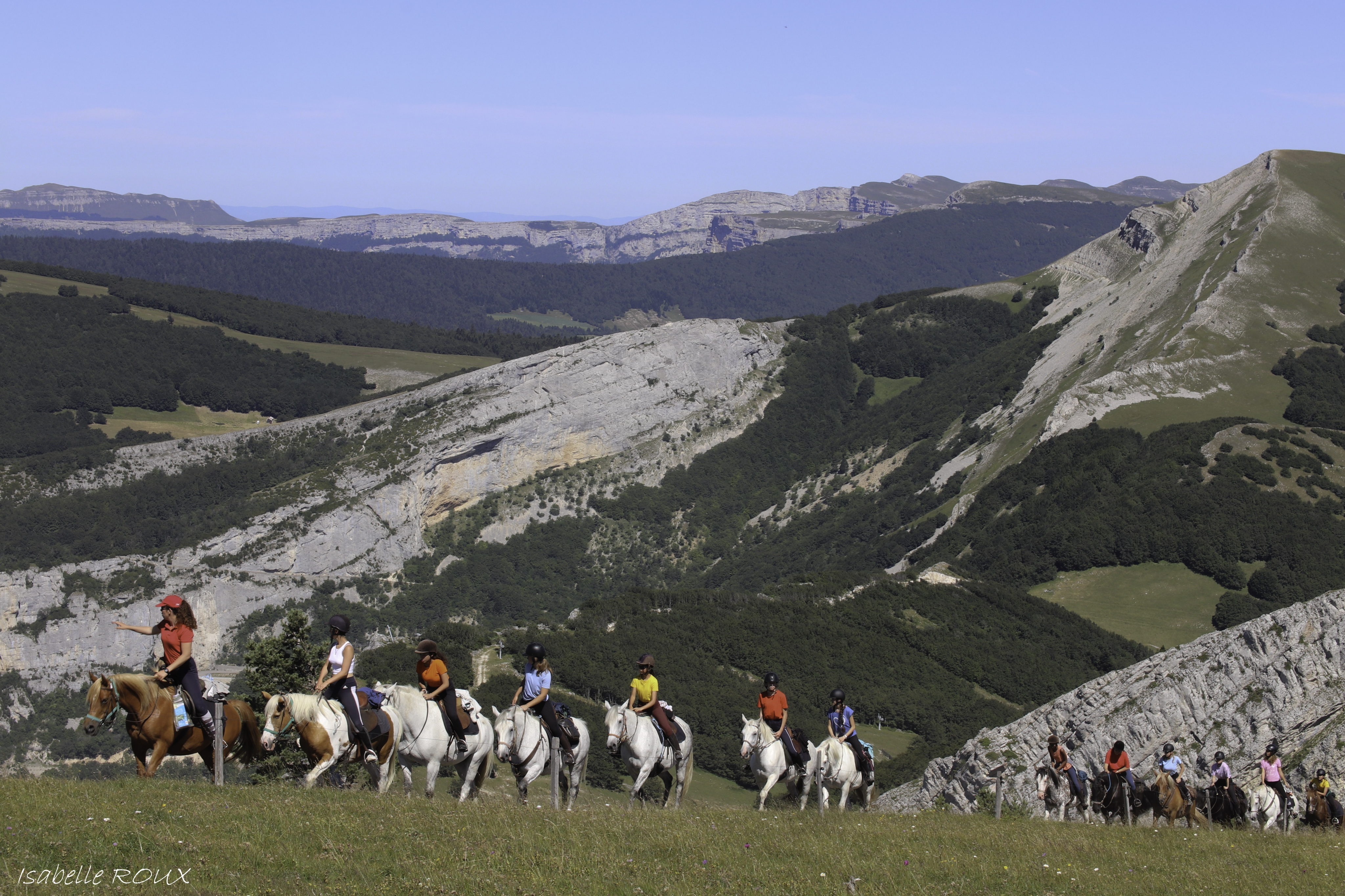 Image Rando à cheval dans le Vercors pour ados de 13 à 17 ans