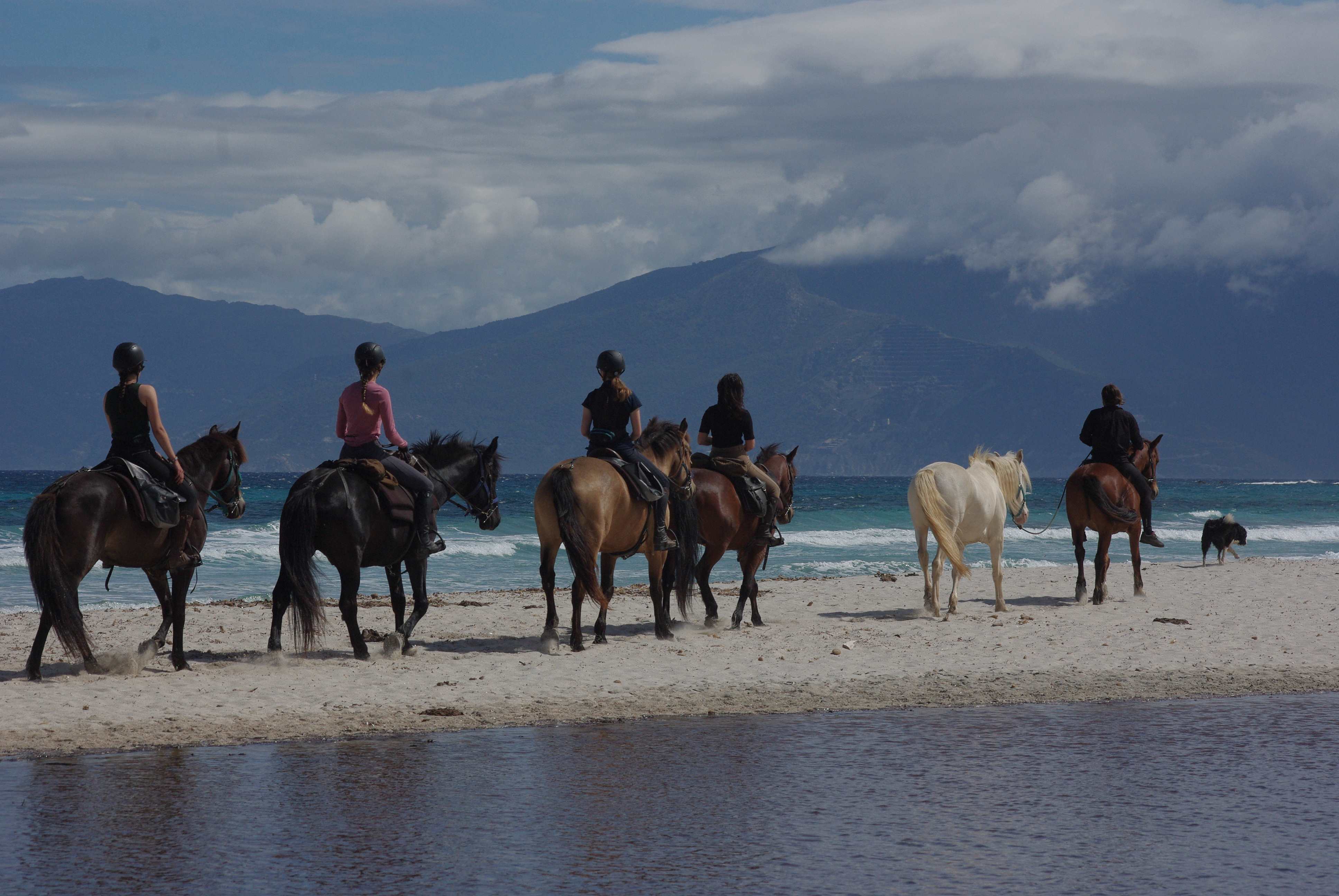 Image Le Désert des Agriates en Corse à cheval
