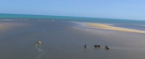 Image Brésil : Plages et cocotiers à cheval