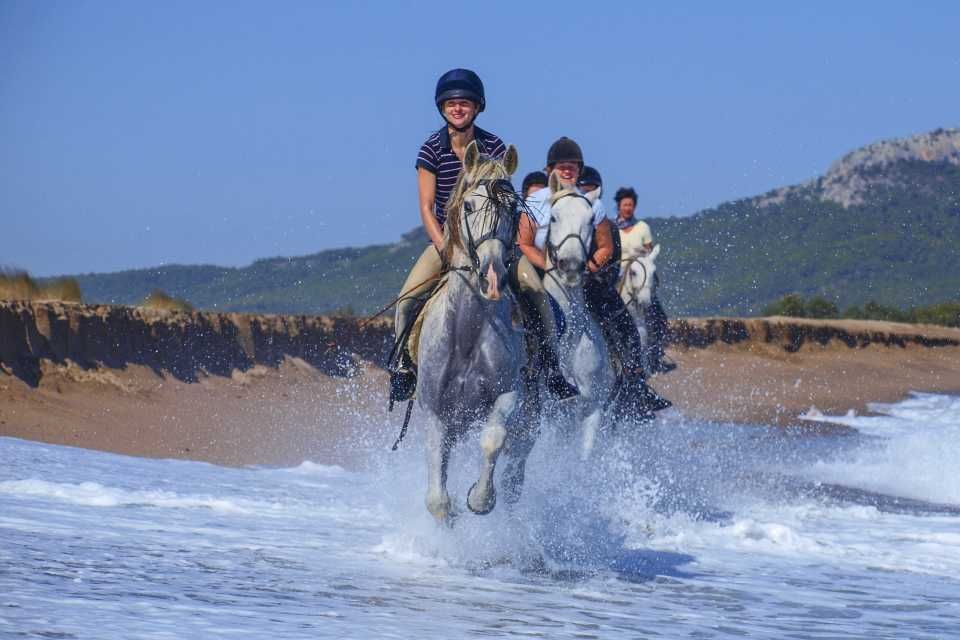 Image Espagne : Collines & plages de Catalogne à cheval