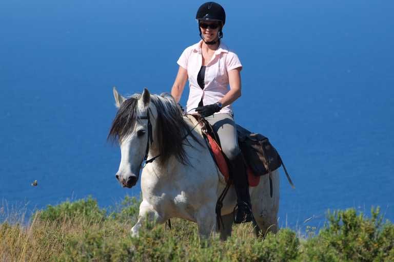 Image Espagne : Collines & plages de Catalogne à cheval