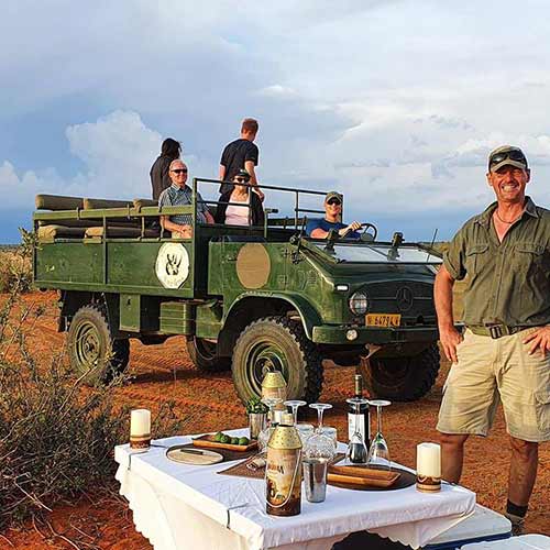 Image Namibie : Safari à cheval au bord du Kalahari