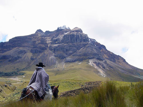 Image Equateur : Au pied du volcan Cotopaxi