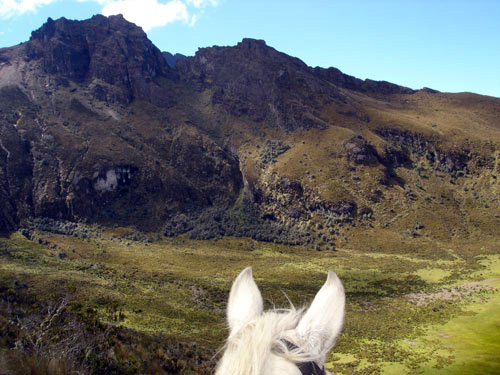 Image Equateur : Au pied du volcan Cotopaxi