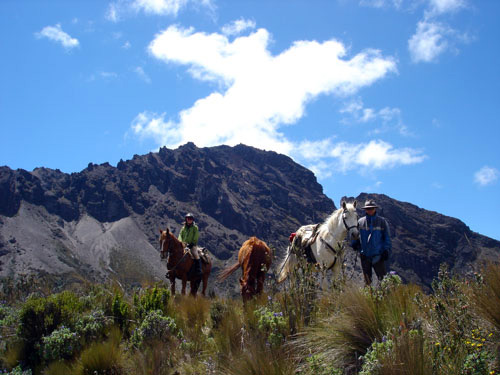 Image Equateur : Au pied du volcan Cotopaxi