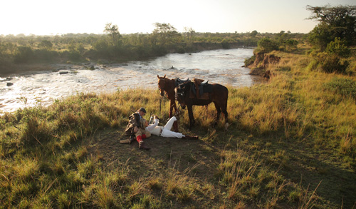 Image Kenya : Safari à cheval du Masai Mara