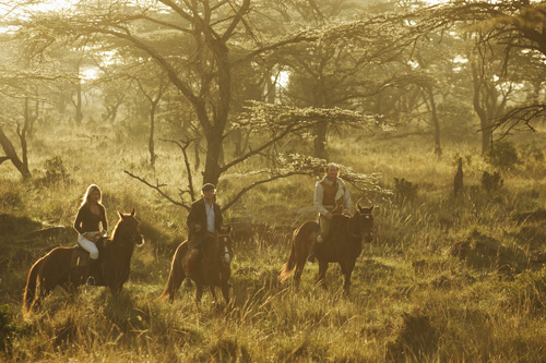 Image Kenya : Safari à cheval du Masai Mara