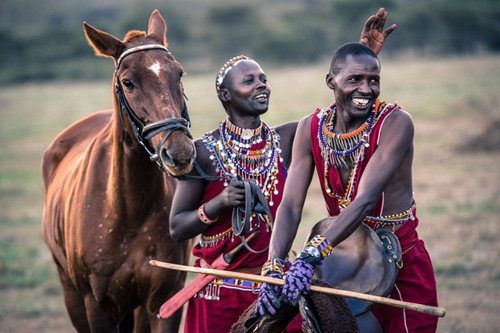 Image Kenya : Safari à cheval du Masai Mara