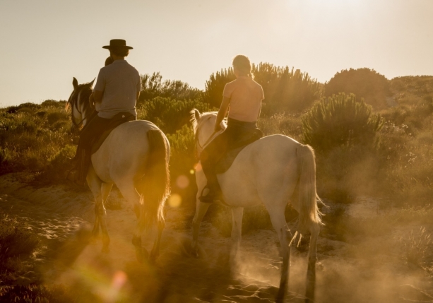 Image Rando à cheval au Portugal dans les collines et sur les plages de la Serra de Grândola