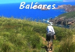 Randonnée cheval Espagne Baléares