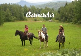 Randonnées à cheval au Canada