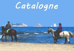 Randonnée à cheval en Espagne en Catalogne Costa Brava