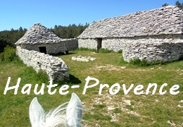 randonnée à cheval en Haute Provence